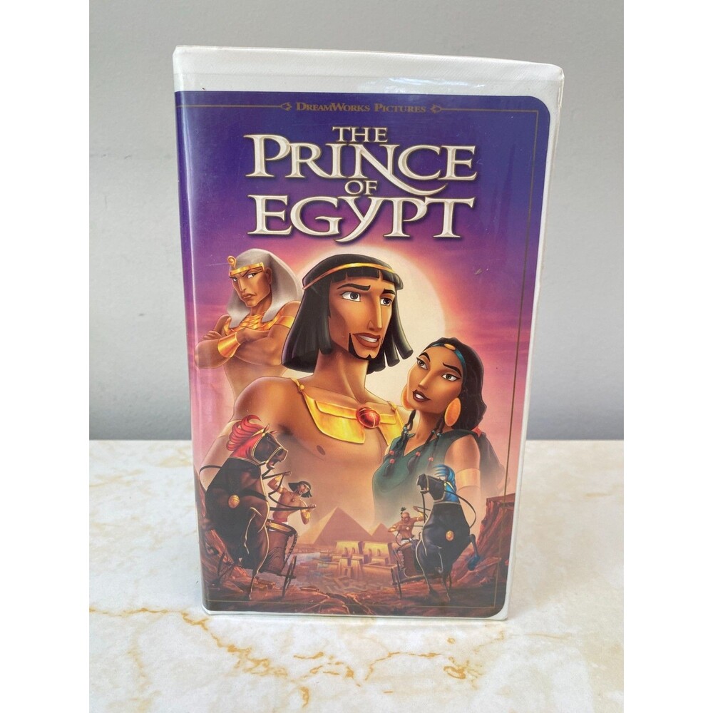 DreamWorks Pictures The Prince of Egypt Vhs Tape ntsc PG Clamshell 1998 English